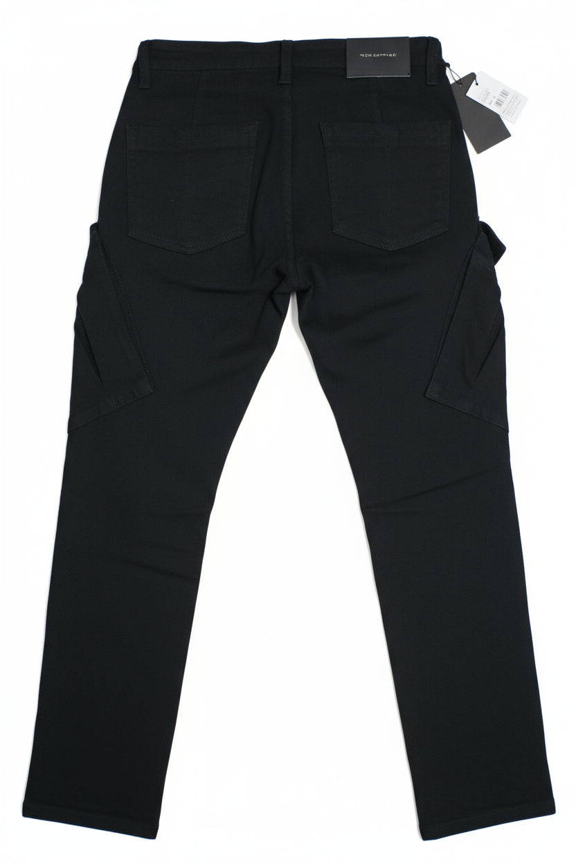 Thigh-Pocket Cargo Pant - Black