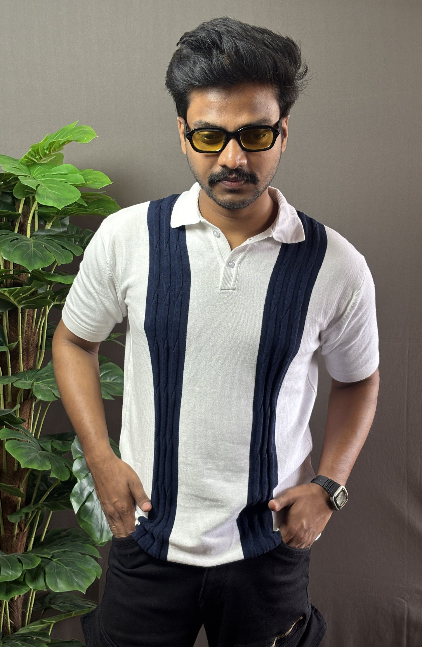 Navy Blue Polo T-shirt