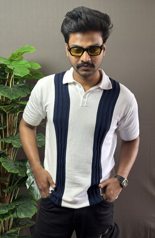 Navy Blue Polo T-shirt