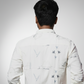 Luxury Off-White Embroidered Designer Shirt
